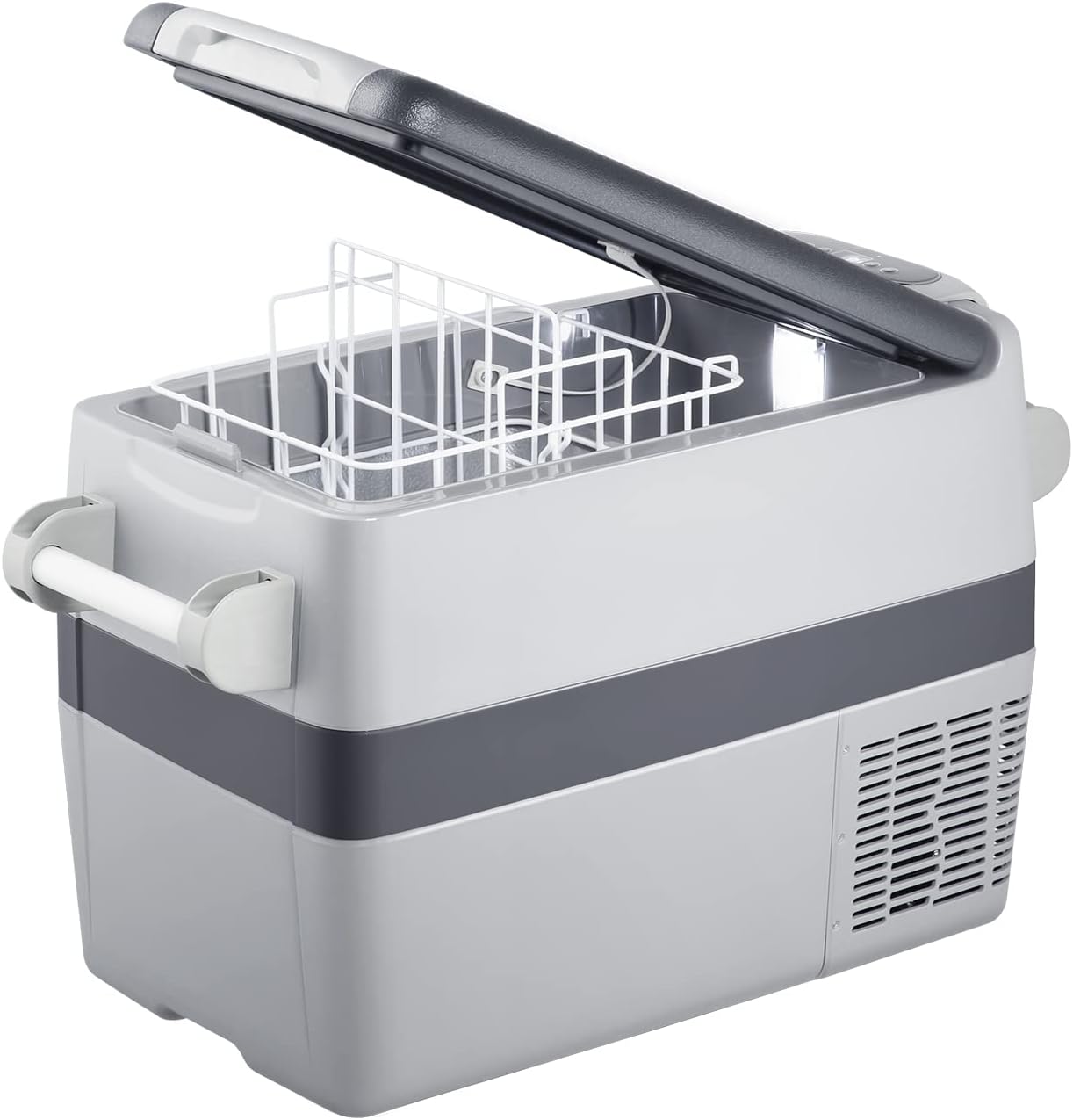 0BF9E163-0A3D-5980-0E02-4DA63BEE5FDC AJ30 Portable Refrigerator,Portable Freezer,32 Quart(30L) Electric Cooler,Car Refrigerator,12/24V DC Cable & 110/240V AC,Car Fridge for Camping,Truck,RV,Travel,Fishing,3-YEAR Warranty - Image 1