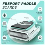 Premium Stand Up Paddle Board, Yoga Board with Durable SUP Accessories & Carry Bag | Wide Stance, Surf Control, Non-Slip Deck, Leash, Paddle and Pump for Youth & Adult - Image 11